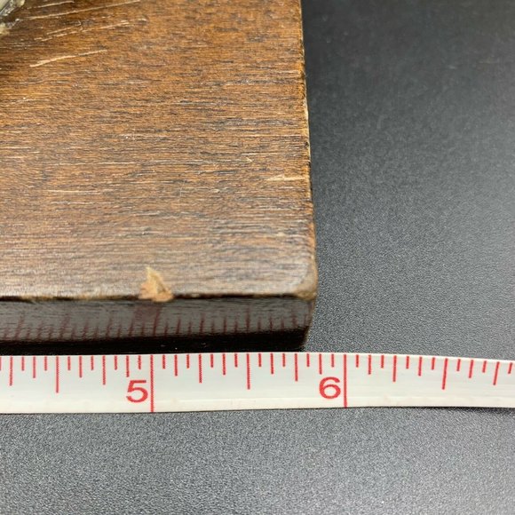 Vintage Duck Book End Ceramic Mallard Duck Wooden Bookend Single Bird Lover - Picture 3 of 9